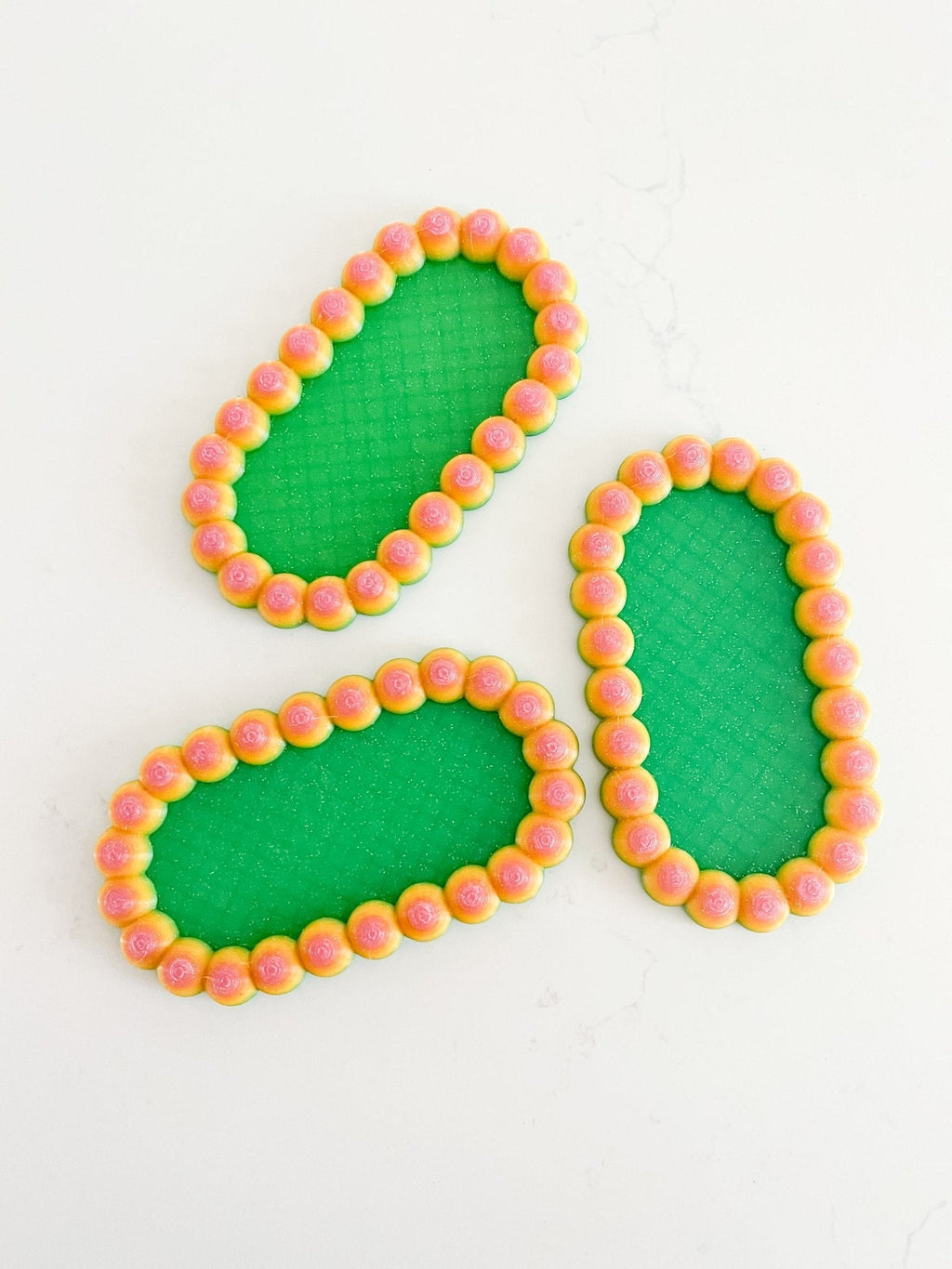 Bubble Tray in Rainbow Glitter