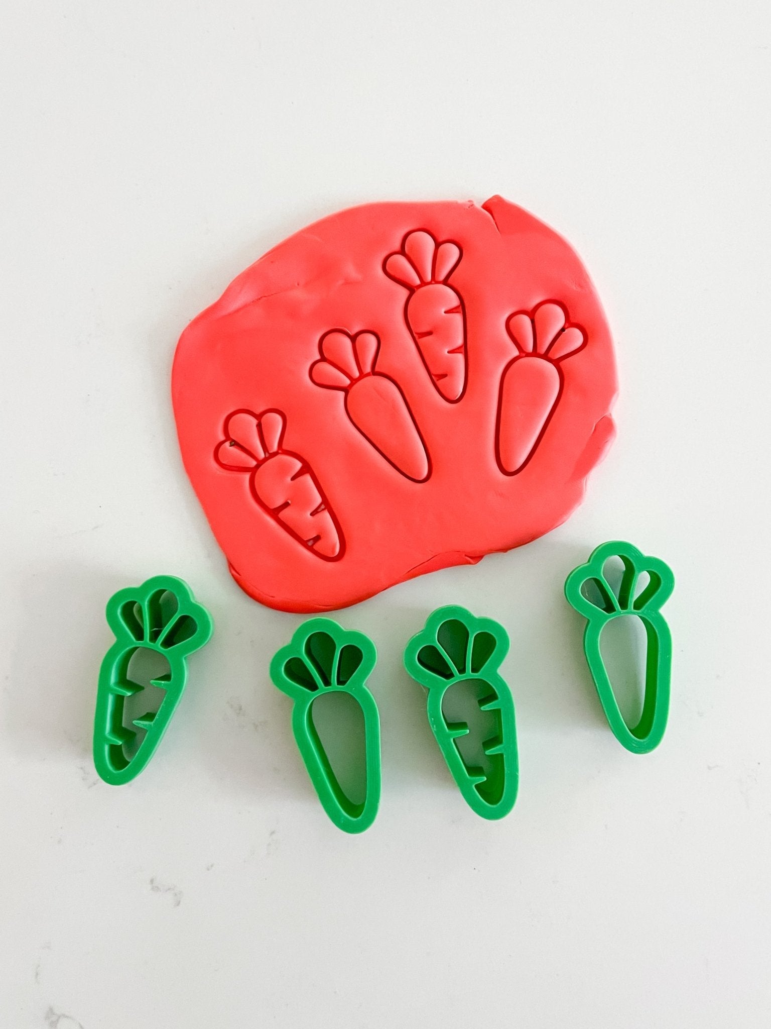 Carrot Set Polymer Clay Cutter - Dangles