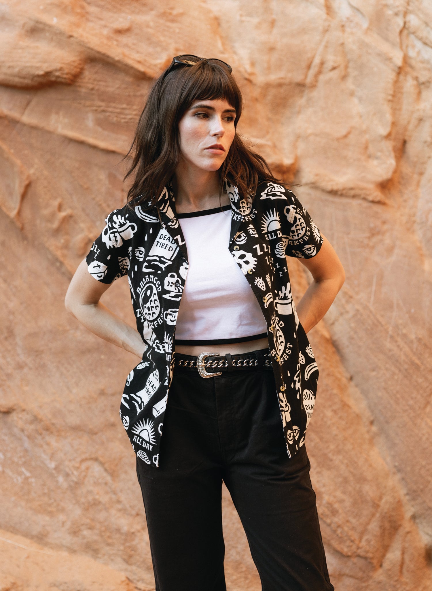 Dead Tired Button-Up